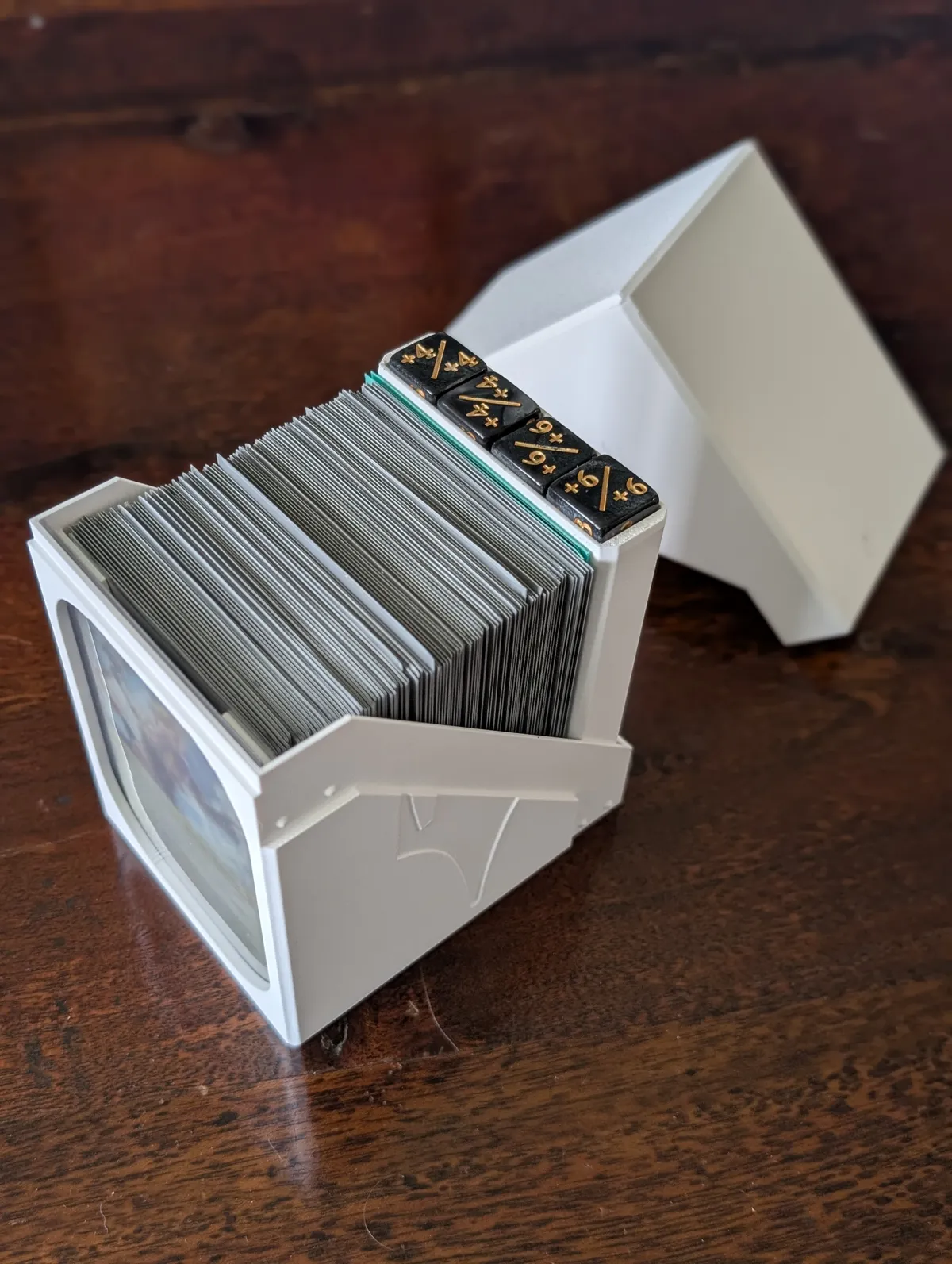100 Double Sleeved Commander Deck Box w/ Dice Box, photo 3 of 4 - 100 Double Sleeved Commander Deck Box w/ Dice Box Board Games & Tabletop