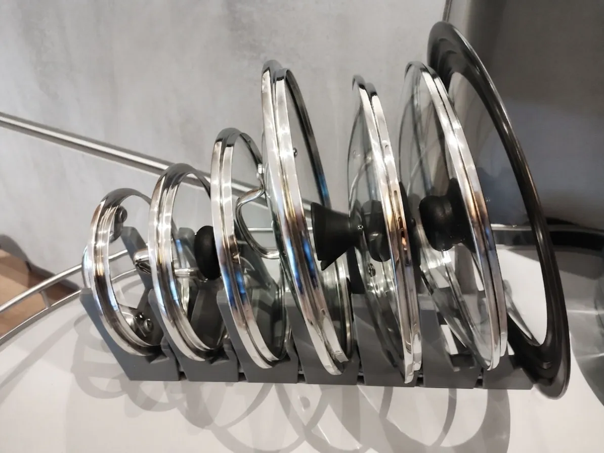 universal Scalable Modular Pan Lid Holder