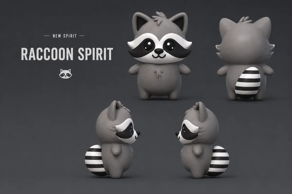 raccoon fortnite sprite, photo 2 of 4 - raccoon fortnite sprite Miniatures