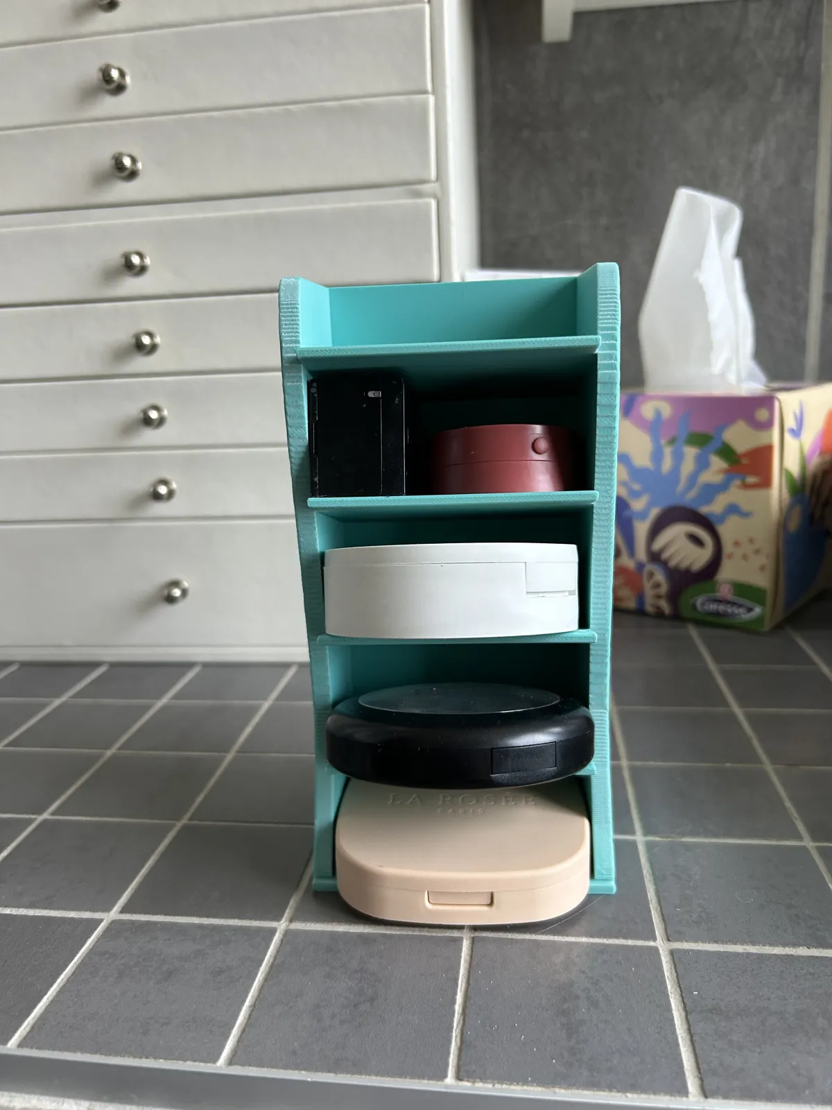 Powder Tower, 4-Tier Makeup Compact Organizer, photo 3 of 4 - Powder Tower, 4-Tier Makeup Compact Organizer Tools