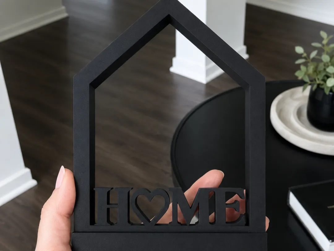 Modern Home House Shaped Sign - Decor, in stock in India