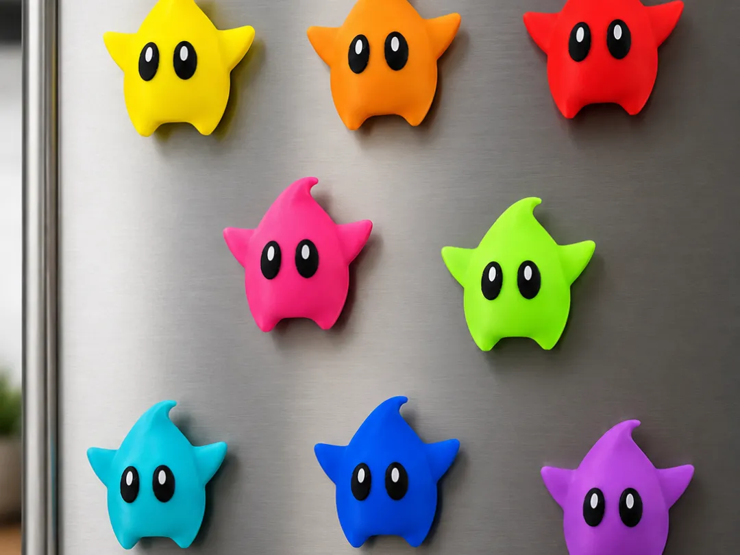 Luma Star Mario Fridge Magnets - Fridge Magnets, in stock