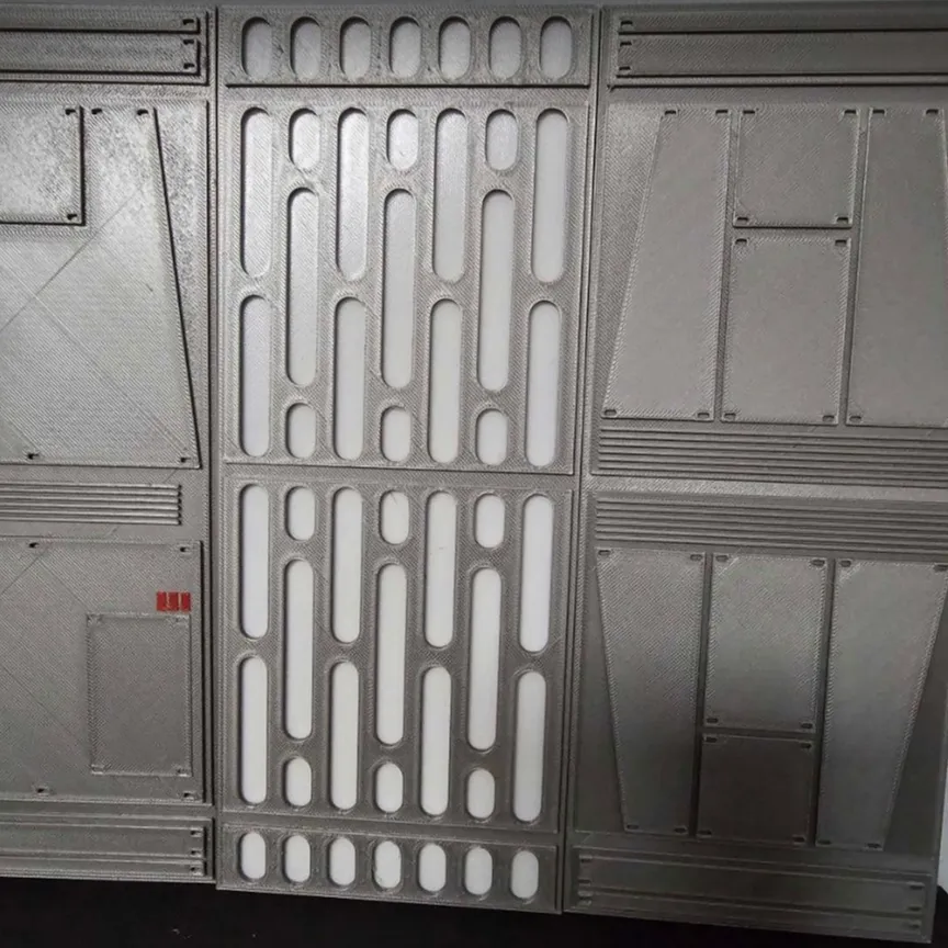 Star Wars Death Star inspired wall panel (V1.03)