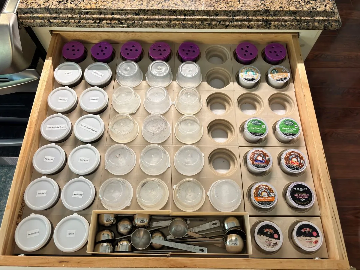 Coffee Drawer Organizer for Keurig Pods