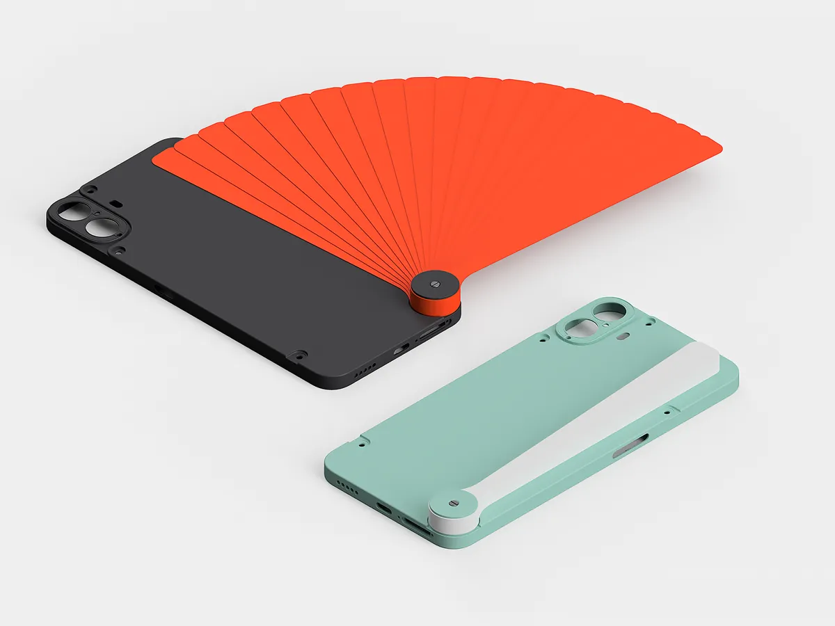 Folding Fan Accessory for CMF Phone 1, photo 2 of 4 - Folding Fan Accessory for CMF Phone 1 Hobby & DIY