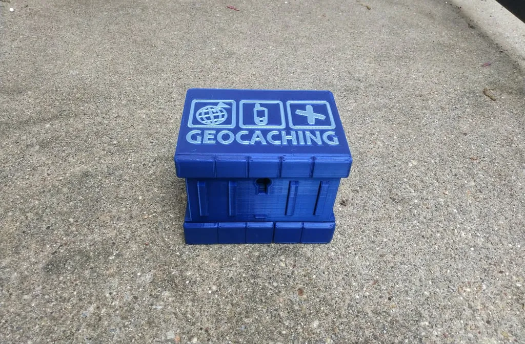Secret Geocaching Box Lid