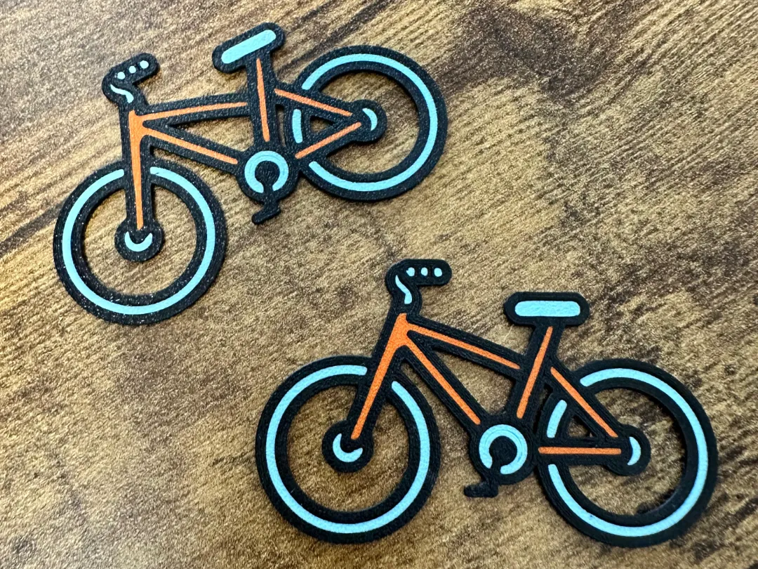 Colorful Cruiser Bicycle Keychain - Photo Keychains, in stock in India