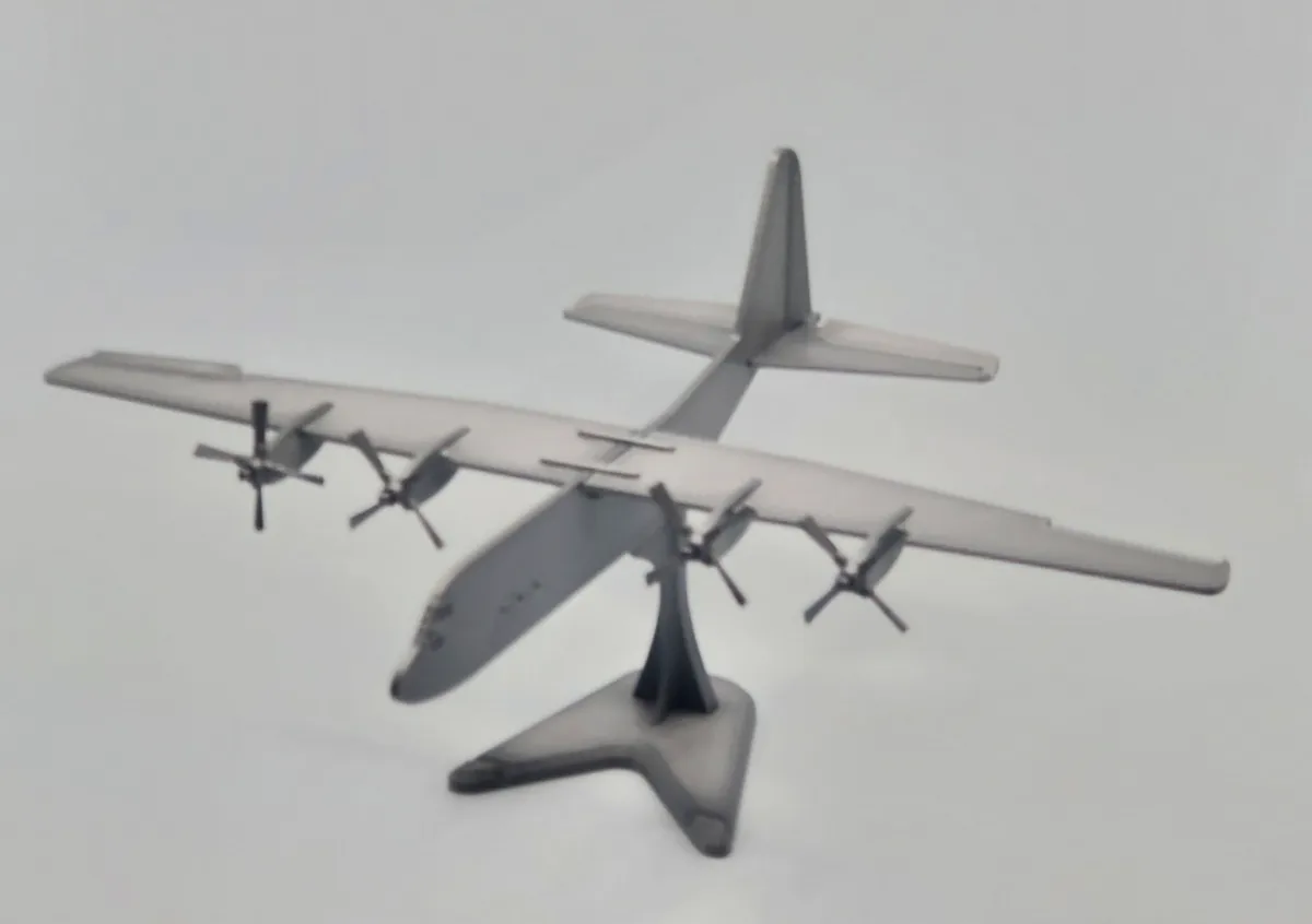 C-130 Hercules Kit Card Model Aircraft, photo 4 of 4 - C-130 Hercules Kit Card Model Aircraft Hobby & DIY