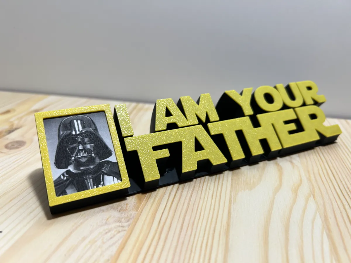 I am your father - star wars quote - photo frame