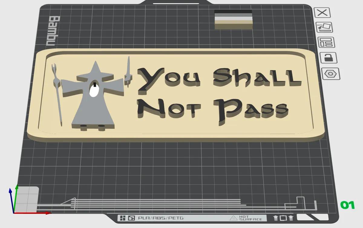 You Shall Not Pass, photo 2 of 2 - You Shall Not Pass Home Decor Items