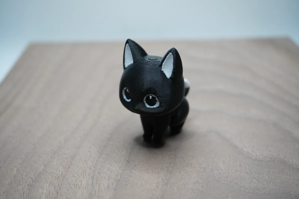 PrintMon Funko Style Cat, photo 4 of 4 - PrintMon Funko Style Cat Figurines & Collectibles