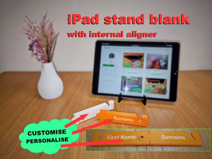 Foldable iPad stand blank-keychain/keyring/fidget - Gadgets, in stock in India