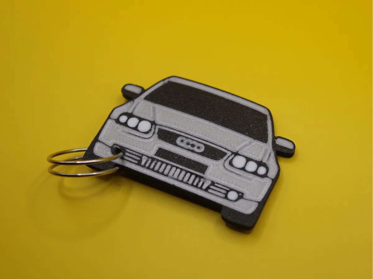 Car keychain Audi A3 8l - 2D Art, in stock in India