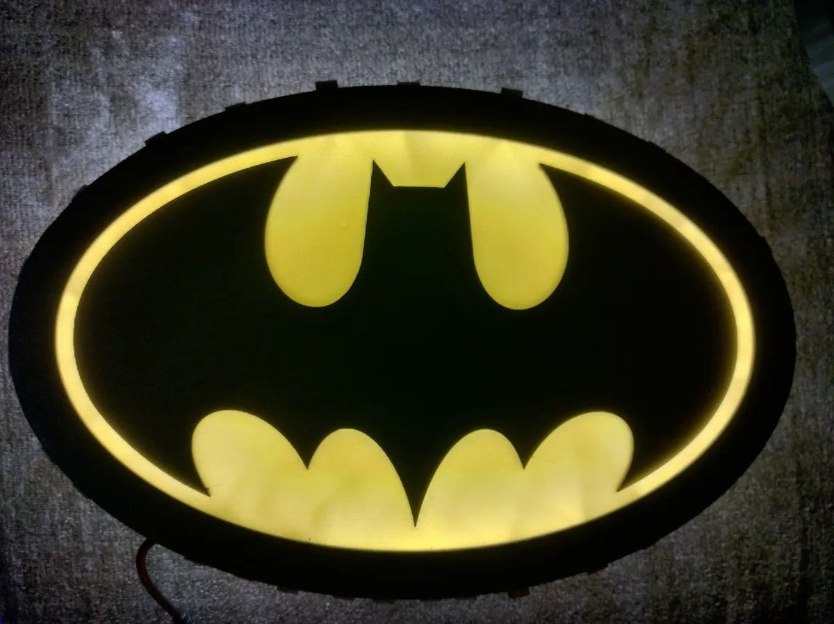Batman LED light box
