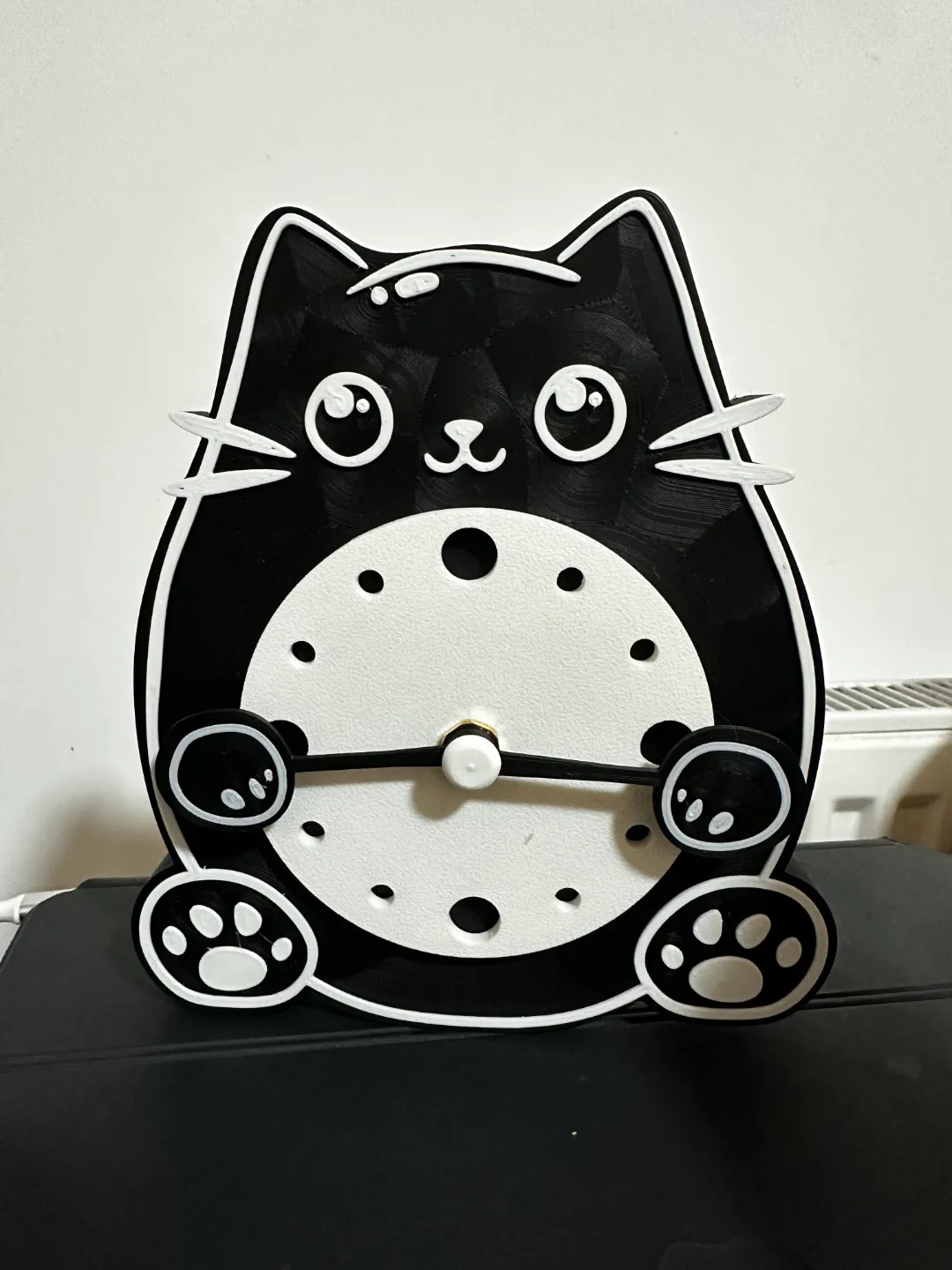 CAT CLOCK, photo 3 of 4 - CAT CLOCK Home Decor Items