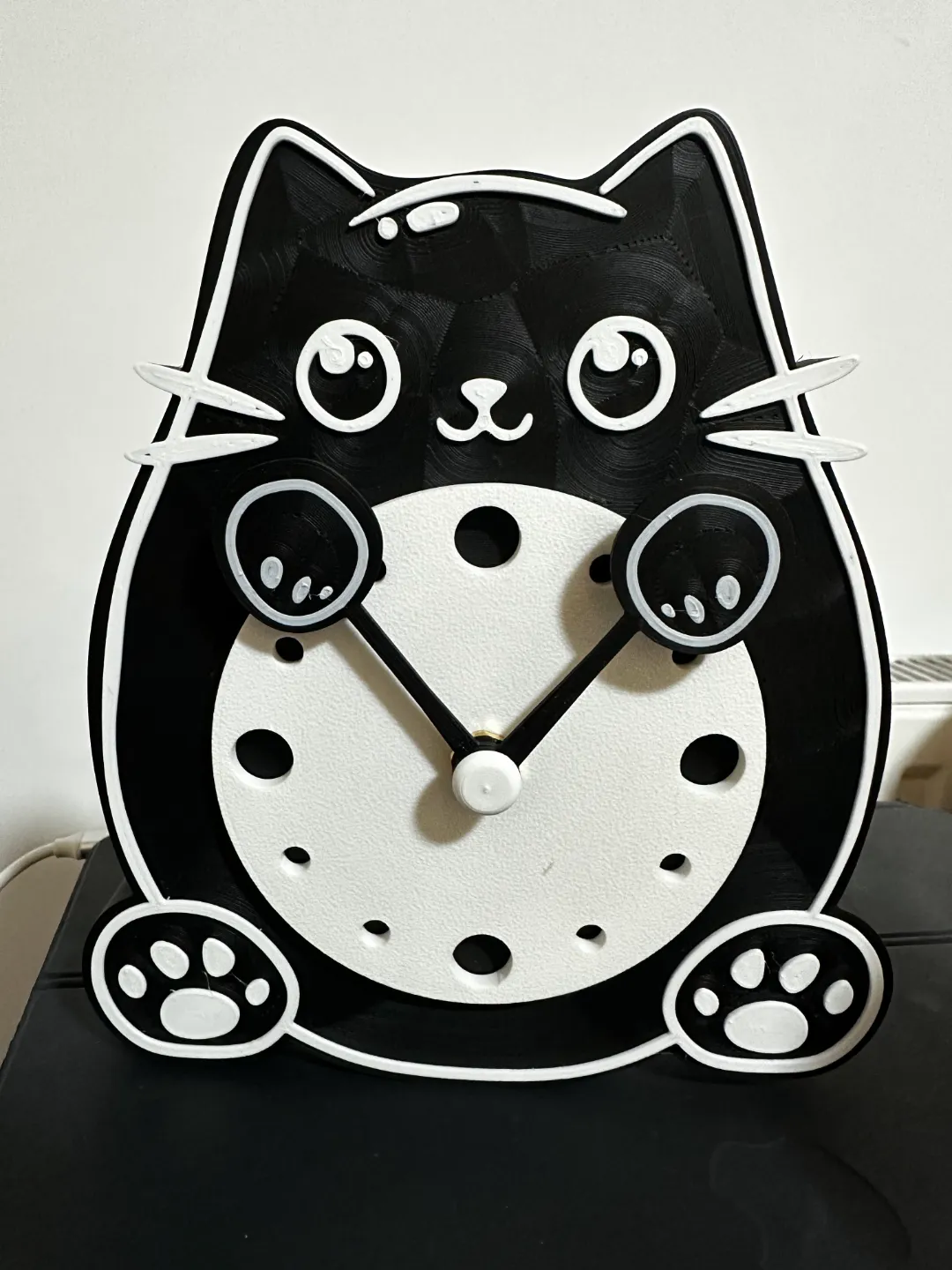 CAT CLOCK, photo 4 of 4 - CAT CLOCK Home Decor Items