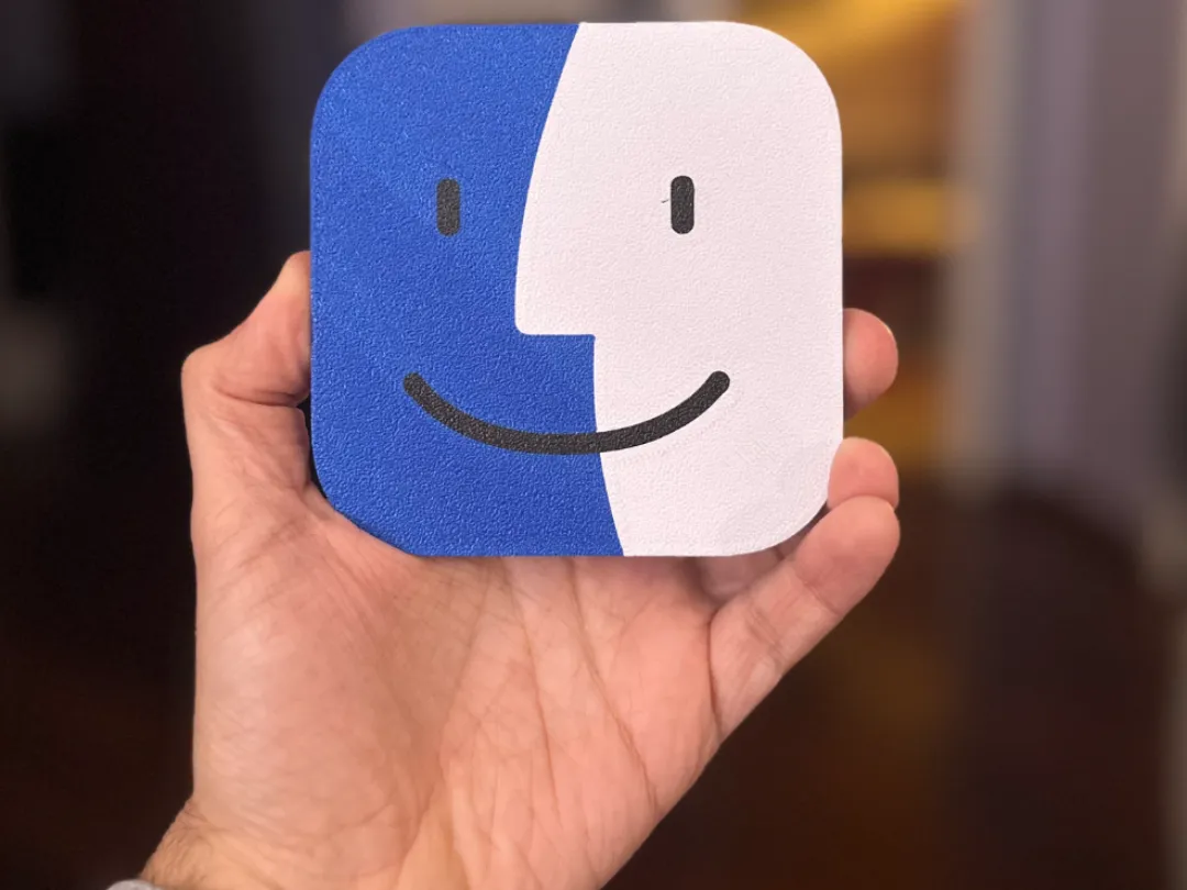 Apple Finder Logo topper skin Mac Mini M4 - Electronics, in stock in India