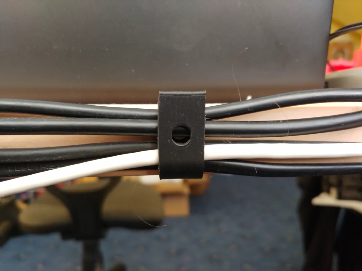 cable organizer back of table, photo 2 of 4 - cable organizer back of table Tools
