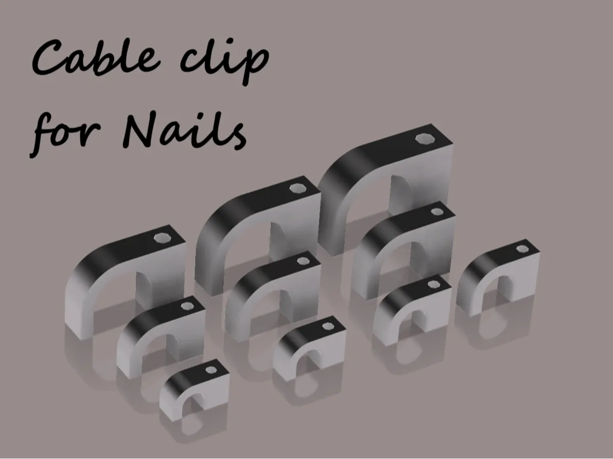 Cable clip for Nails - Organizers, in stock in India