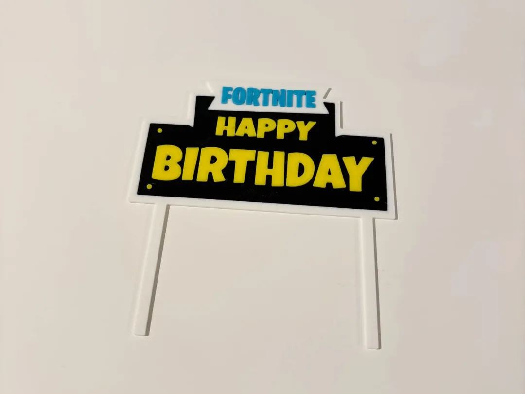 Fortnite Cake topper version 2