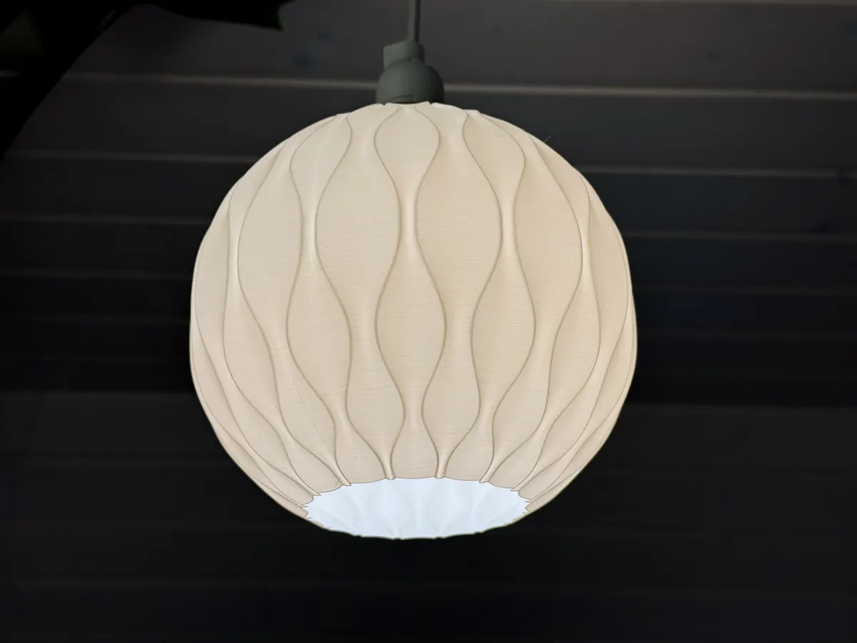 Pendant Lamp Shade | 15cm Sphere, Curvy, photo 4 of 4 - Pendant Lamp Shade | 15cm Sphere, Curvy Lamps & Lighting
