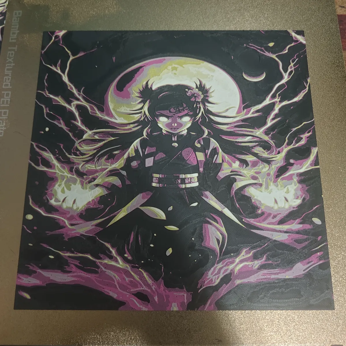 Nezuko demon slayer hueforge, photo 2 of 2 - Nezuko demon slayer hueforge Generative Art