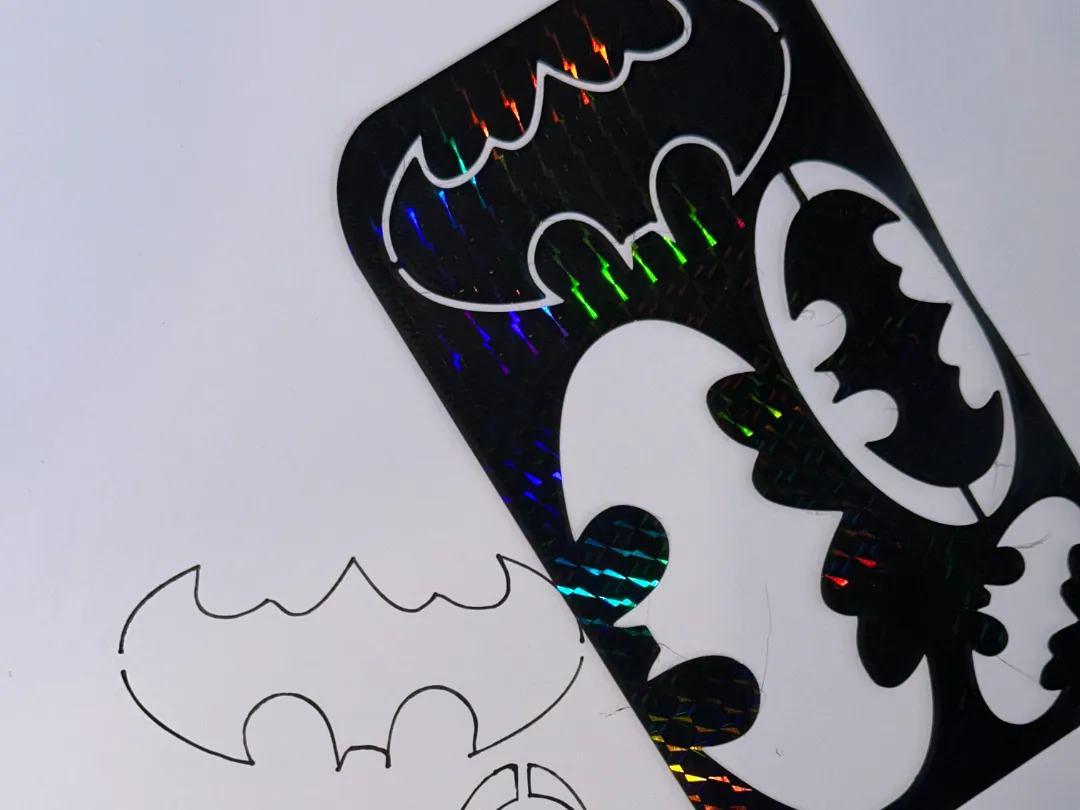 Batman Schablone Stencil
