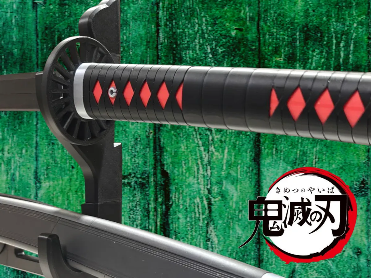 [FullBlade]Demon slayer Sword Tanjiro(A1mini ver.), photo 4 of 4 - [FullBlade]Demon slayer Sword Tanjiro(A1mini ver.) Props & Cosplay