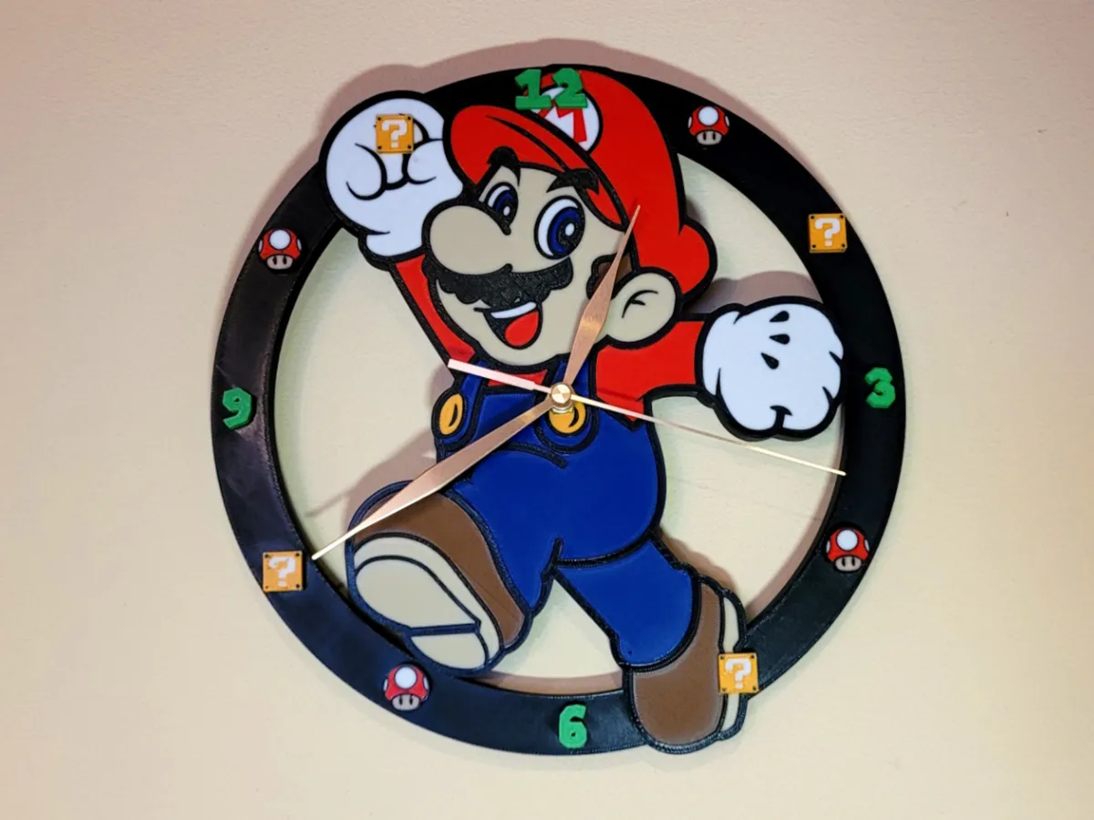 Super Mario Wall Clock