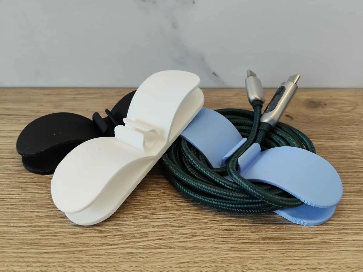 Stick-on cable organizer