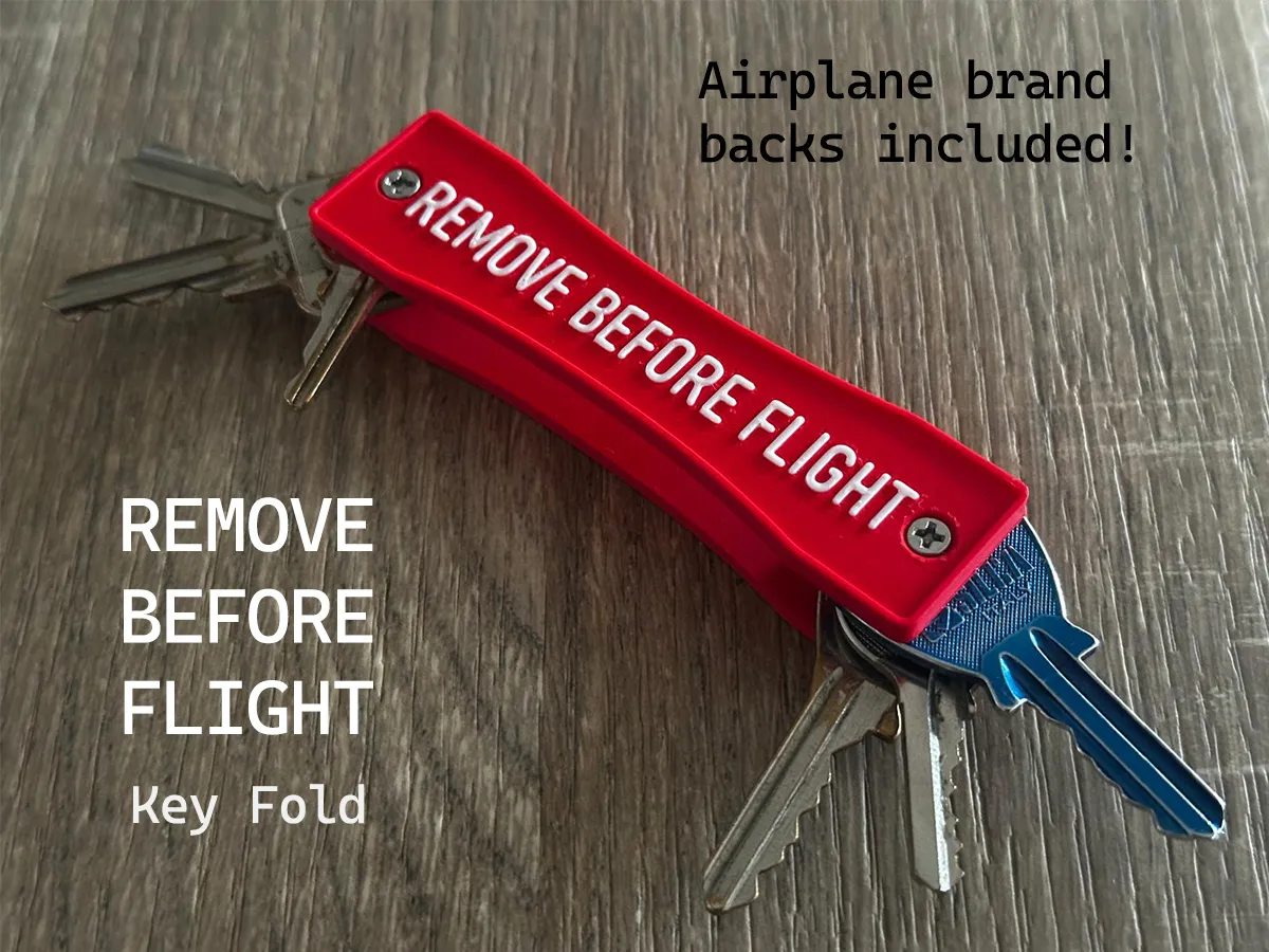 Remove Before Flight Key Organizer