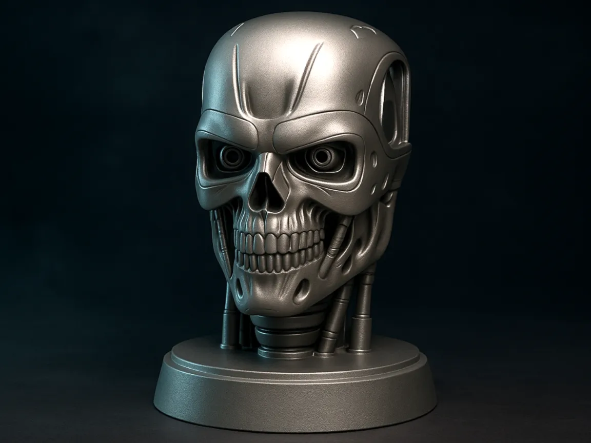 Testa T800 Terminator Headset Holder esposizione