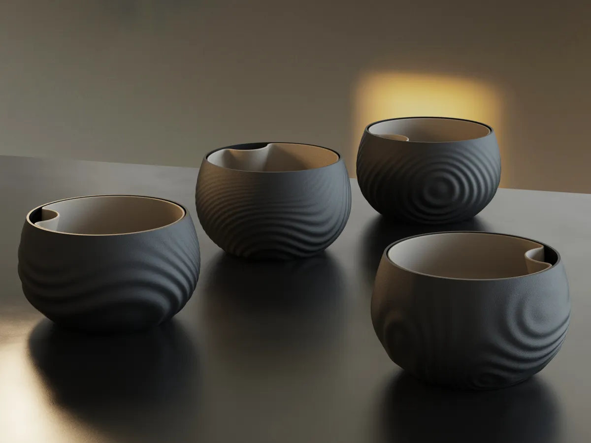 Stillwater Planters x4 with Self-Watering Inserts