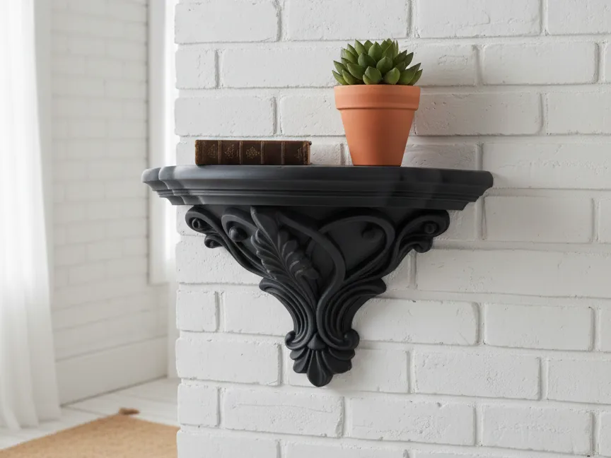 Art Nouveau Shelf - Ornamental Console