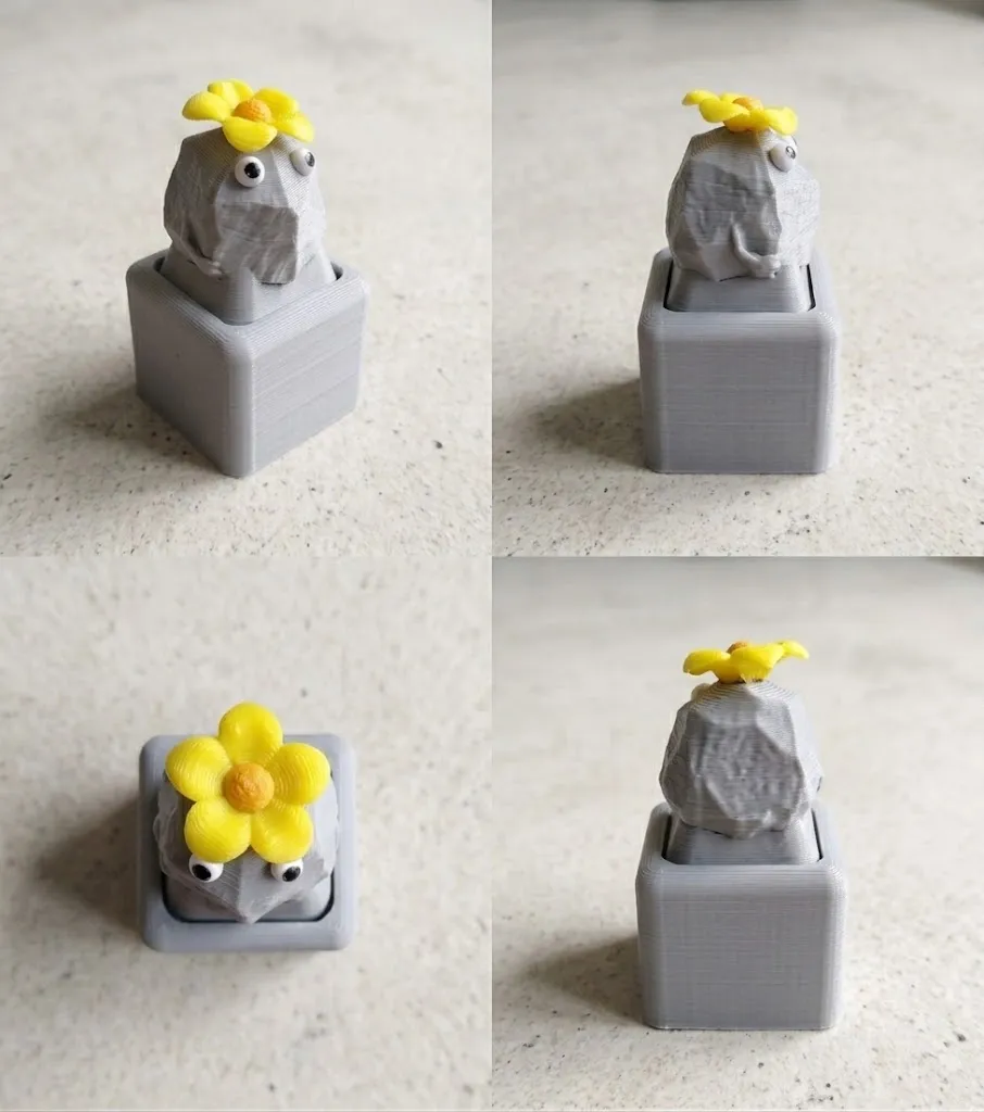 岩石皮克敏紓壓鍵帽 / ROCK PIKMIN, photo 4 of 4 - 岩石皮克敏紓壓鍵帽 / ROCK PIKMIN Hobby & DIY