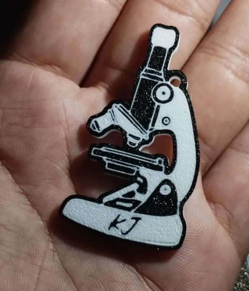 microscope keychain