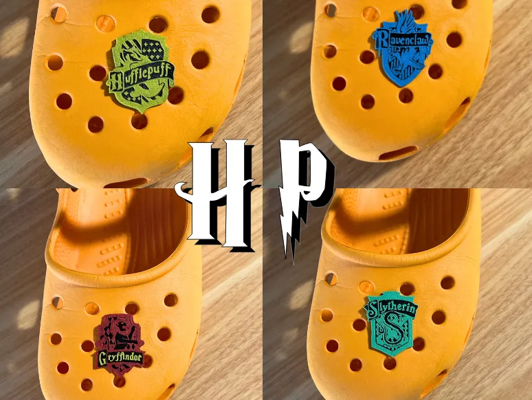 Harry Potter Houses Shoe Charms