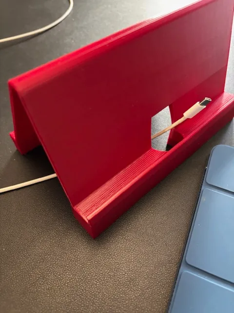 iPad Stand with Pen Holder & Open Power Cord Slot, photo 4 of 4 - iPad Stand with Pen Holder & Open Power Cord Slot Mobile & Device Accessories