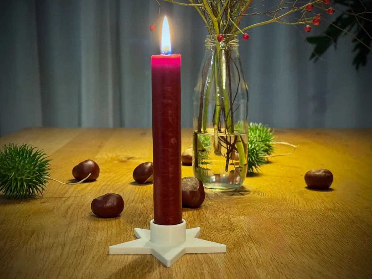 Christmas Candle Holder, photo 4 of 4 - Christmas Candle Holder Home Decor Items