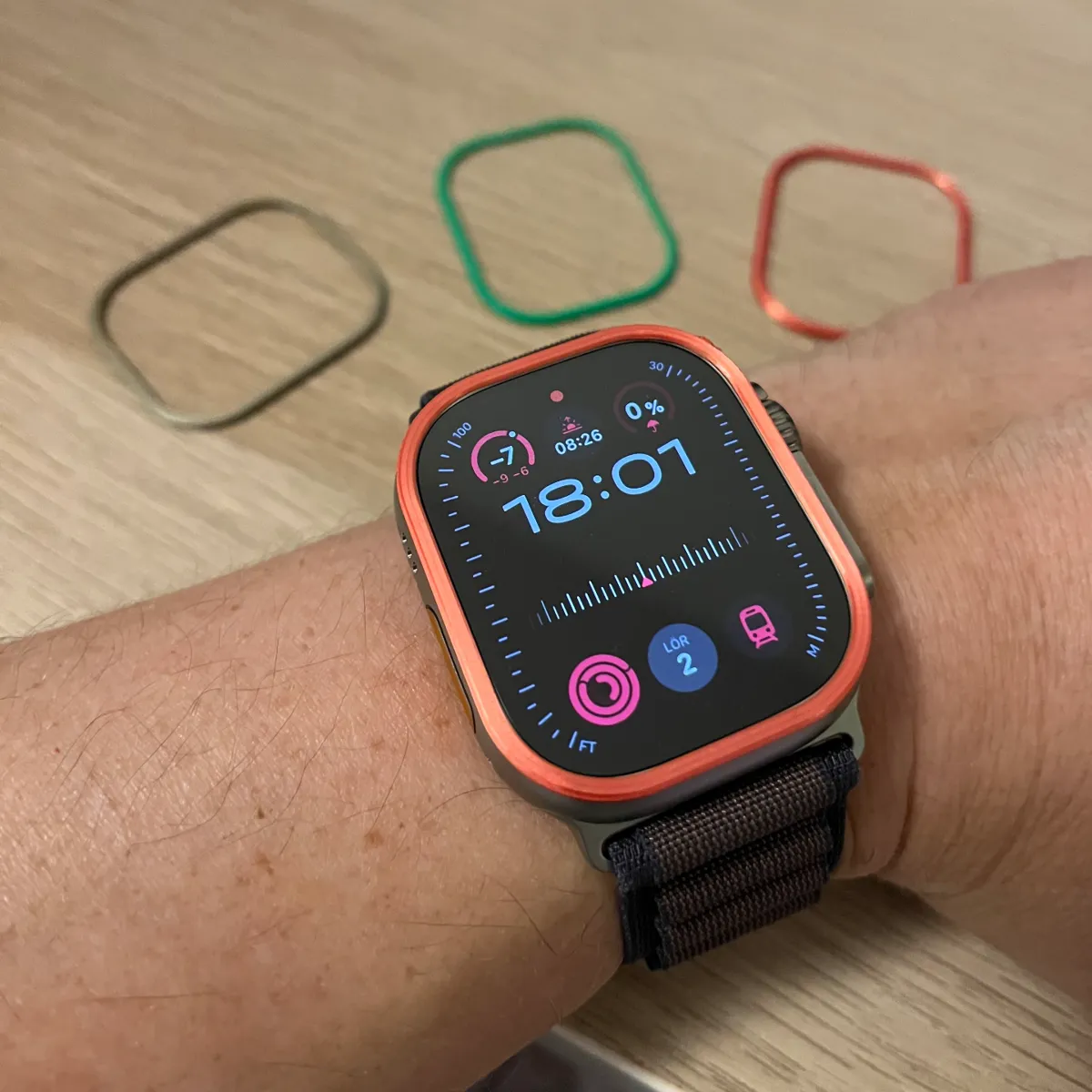 Decorative edge protector for Apple Watch Ultra - Watch Cases & Bumpers, in stock in India