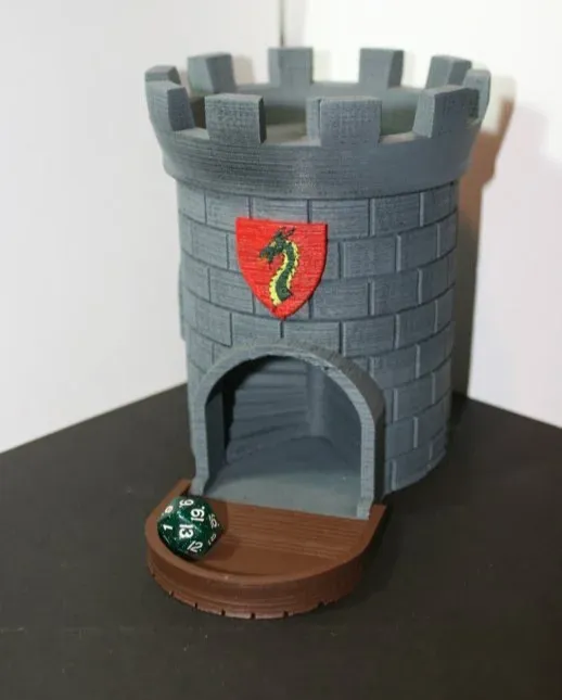 Tower with Secret Chamber for Dice Storage - Board Games, in stock in India