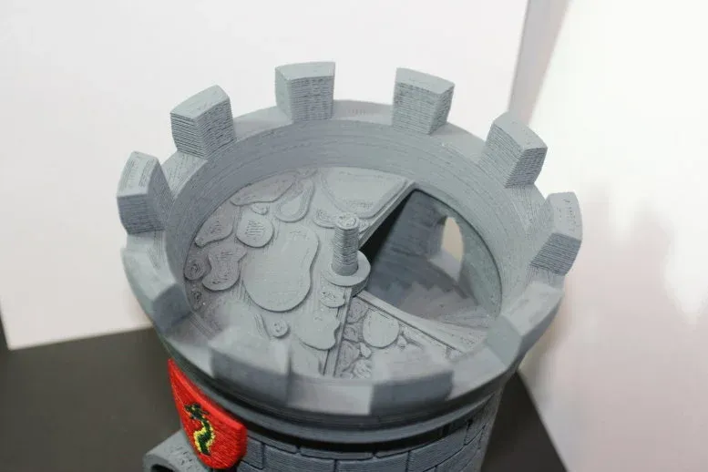 Tower with Secret Chamber for Dice Storage, photo 3 of 4 - Tower with Secret Chamber for Dice Storage Toys & Games