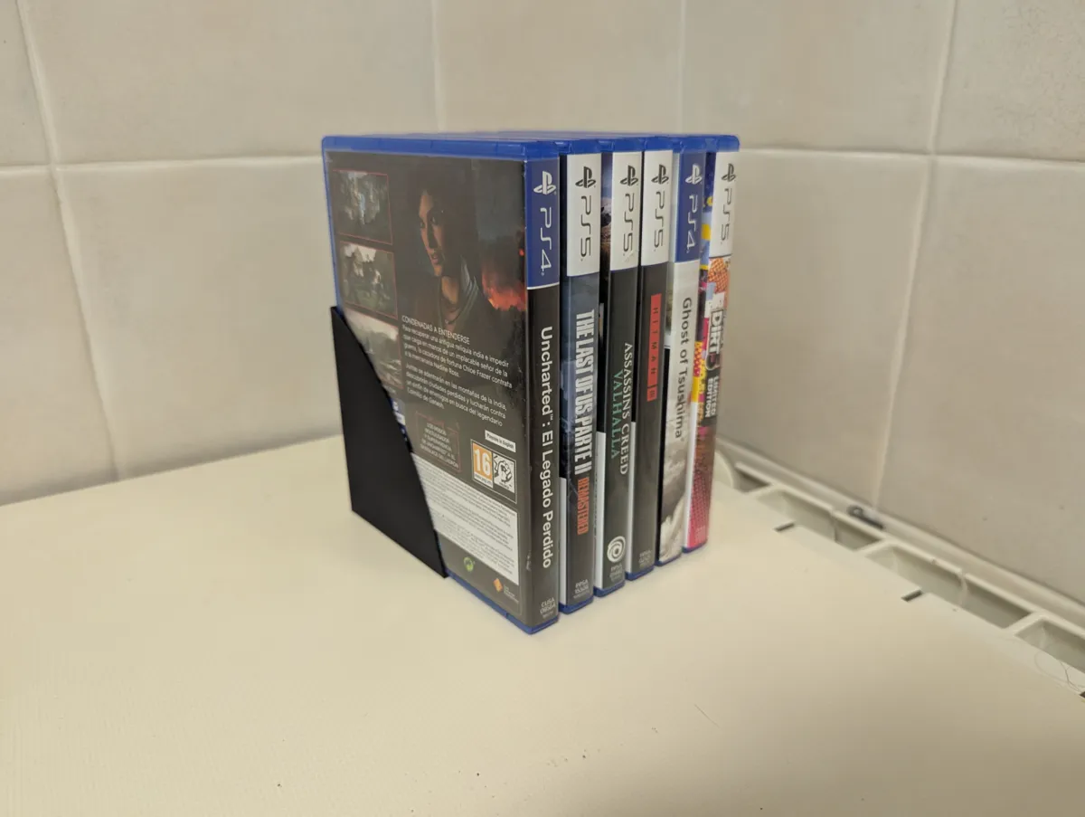 Invisible Bluray/PS5/PS4 games holder, photo 2 of 4 - Invisible Bluray/PS5/PS4 games holder Household