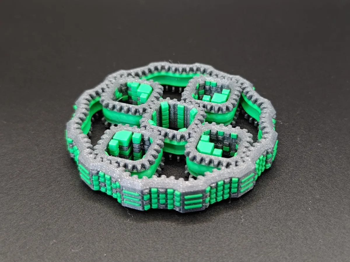 "Fragment" Square Planetary Gears Fidget Spinner - Hand Spinners, in stock