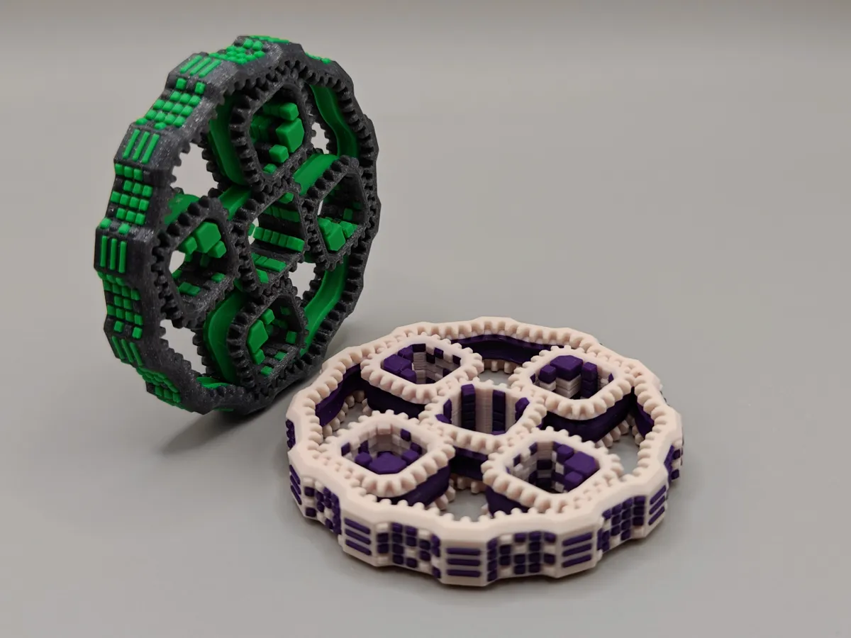 "Fragment" Square Planetary Gears Fidget Spinner, photo 3 of 4 - "Fragment" Square Planetary Gears Fidget Spinner Fidget & Sensory Toys