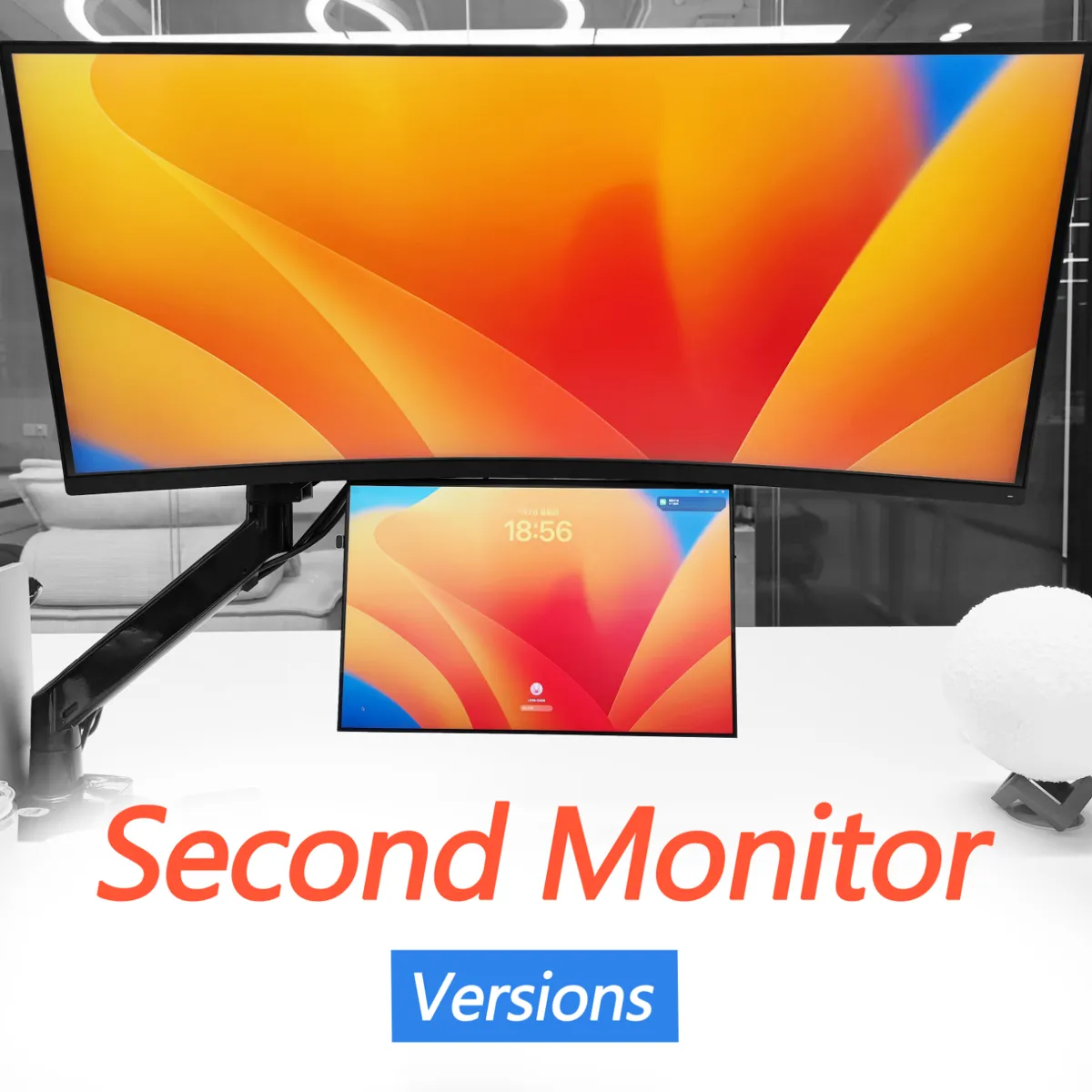 Floating Second Monitor / iPad / iPhone Stand, photo 3 of 4 - Floating Second Monitor / iPad / iPhone Stand Mobile & Device Accessories