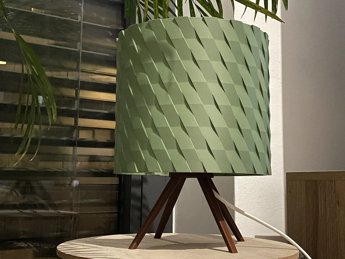 IKEA Strala Woven Pattern Lamp, photo 3 of 4 - IKEA Strala Woven Pattern Lamp Lamps & Lighting