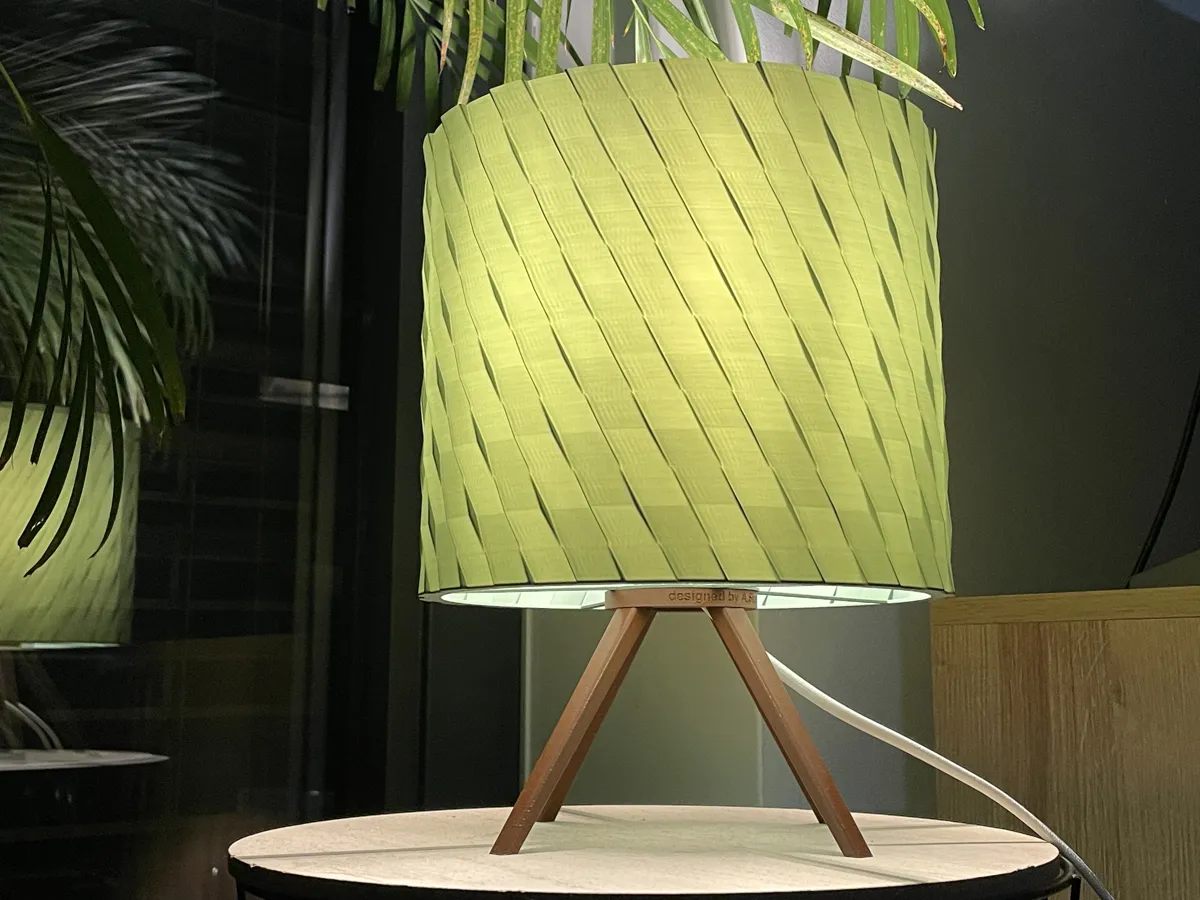 IKEA Strala Woven Pattern Lamp, photo 4 of 4 - IKEA Strala Woven Pattern Lamp Lamps & Lighting