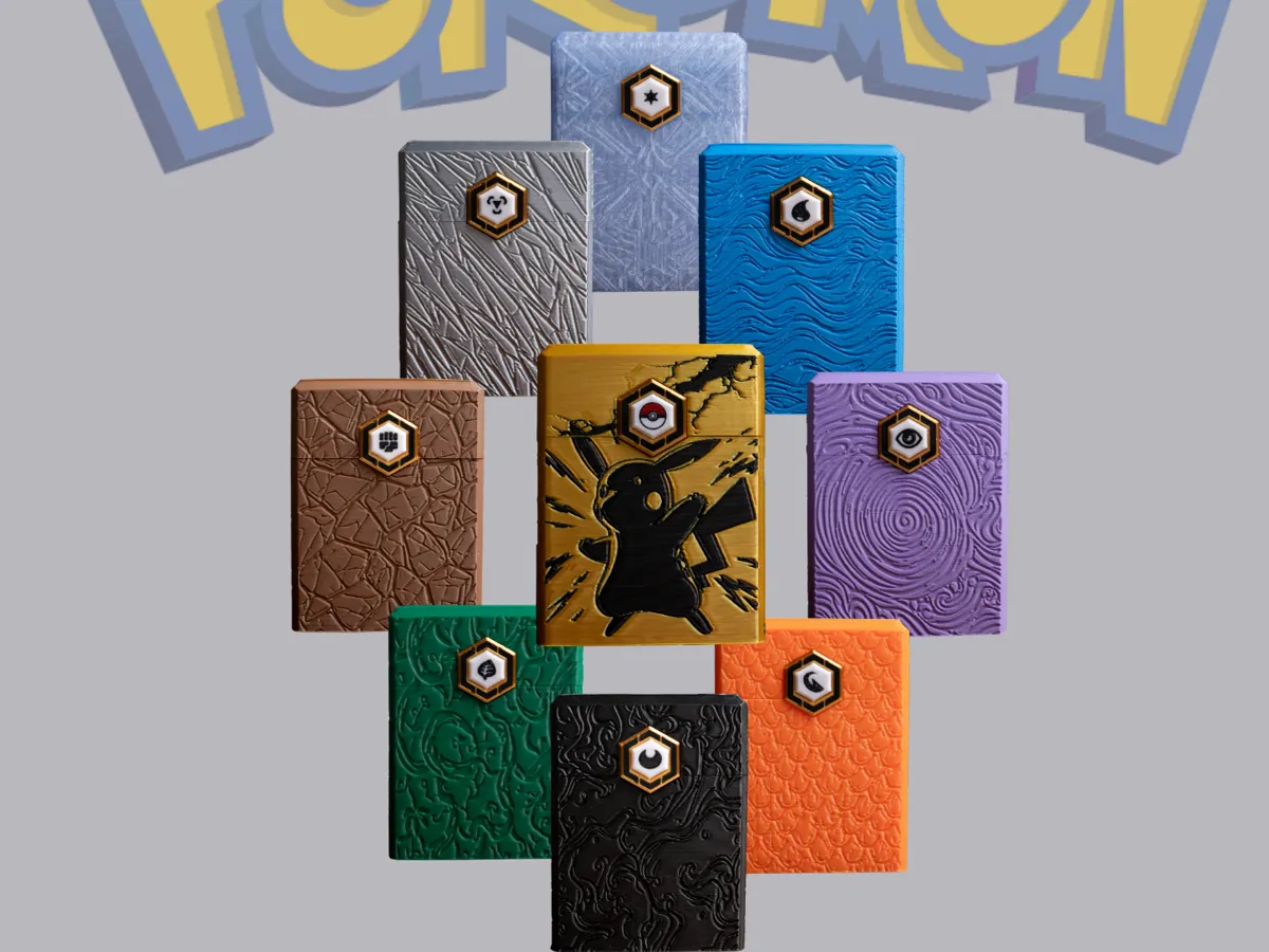 Pokémon TCG Deck Boxes - Energy Themed