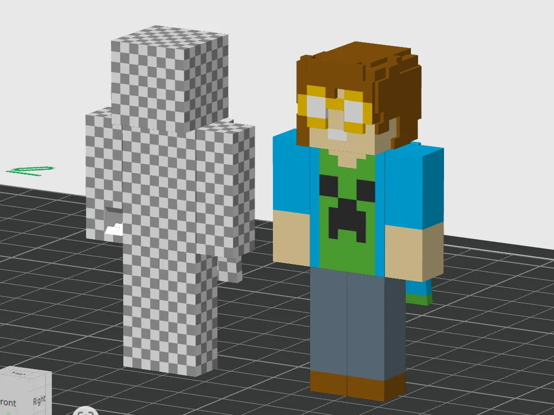 (*V2 Available) Customizable Minecraft Skin Figure